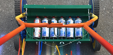 top down view of the RainMow street painter