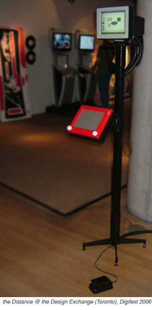 distance installed at the Design Exchange